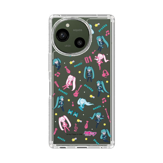 スリムプロテクションケース［ 初音ミク - インストルメント - クリア ］