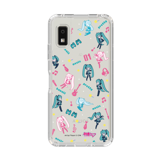 スリムプロテクションケース［ 初音ミク - インストルメント - クリア ］