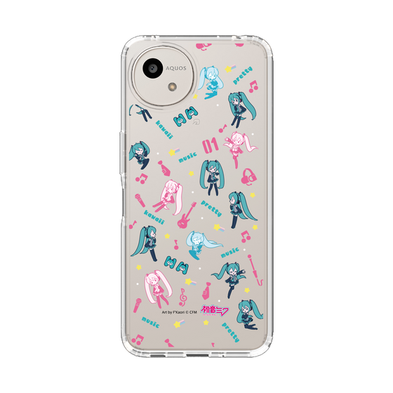 スリムプロテクションケース［ 初音ミク - インストルメント - クリア ］