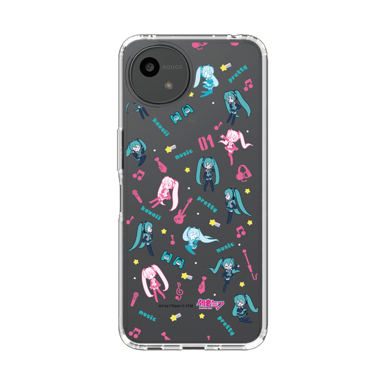 スリムプロテクションケース［ 初音ミク - インストルメント - クリア ］