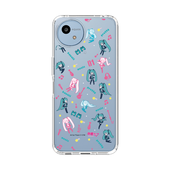 スリムプロテクションケース［ 初音ミク - インストルメント - クリア ］