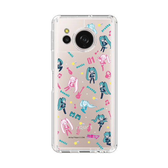 スリムプロテクションケース［ 初音ミク - インストルメント - クリア ］