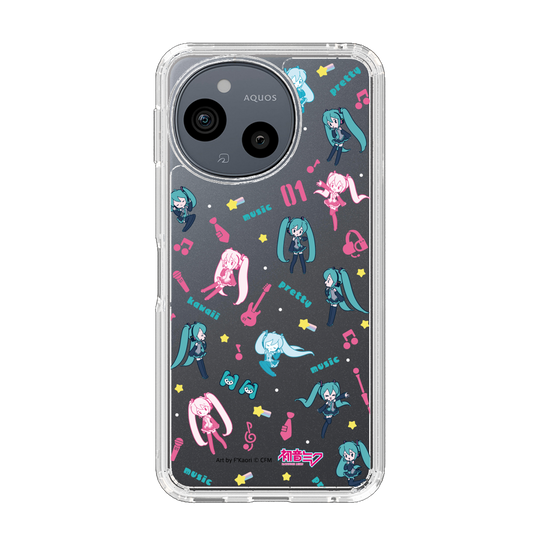 スリムプロテクションケース［ 初音ミク - インストルメント - クリア ］