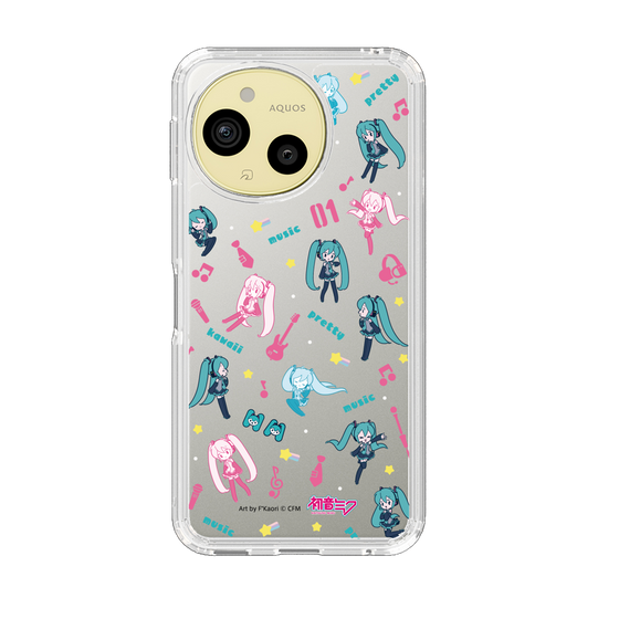 スリムプロテクションケース［ 初音ミク - インストルメント - クリア ］