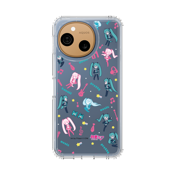 スリムプロテクションケース［ 初音ミク - インストルメント - クリア ］