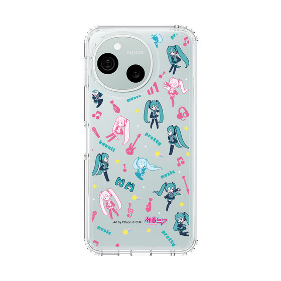 スリムプロテクションケース［ 初音ミク - インストルメント - クリア ］