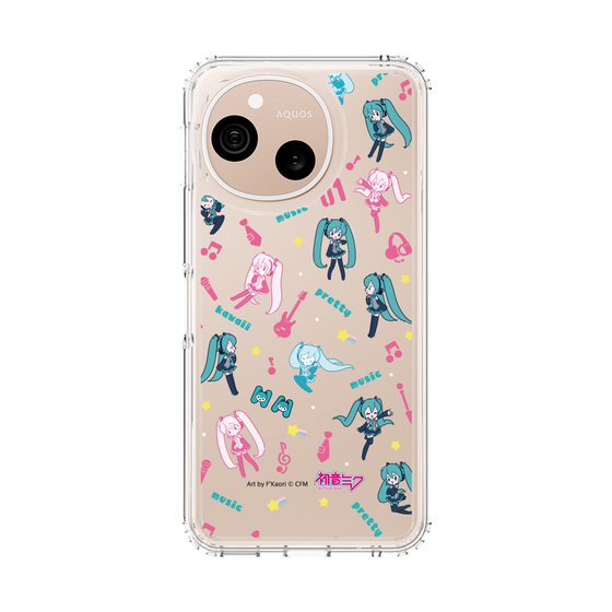 スリムプロテクションケース［ 初音ミク - インストルメント - クリア ］