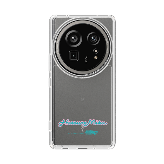 スリムプロテクションケース［ 初音ミク - ロゴ - ブルーグリーン ］