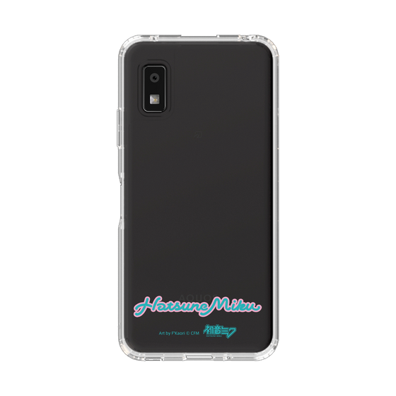 スリムプロテクションケース［ 初音ミク - ロゴ - ブルーグリーン ］