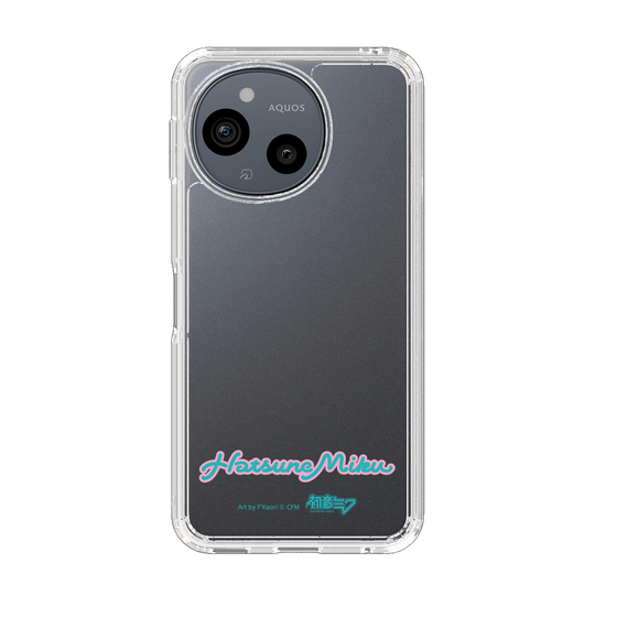 スリムプロテクションケース［ 初音ミク - ロゴ - ブルーグリーン ］