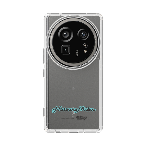 スリムプロテクションケース［ 初音ミク - ロゴ - ブラック ］