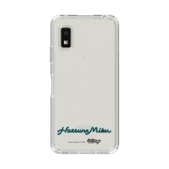 スリムプロテクションケース［ 初音ミク - ロゴ - ブラック ］