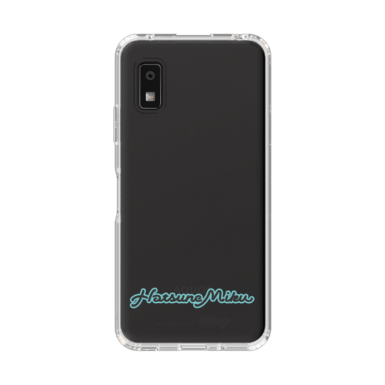 スリムプロテクションケース［ 初音ミク - ロゴ - ブラック ］