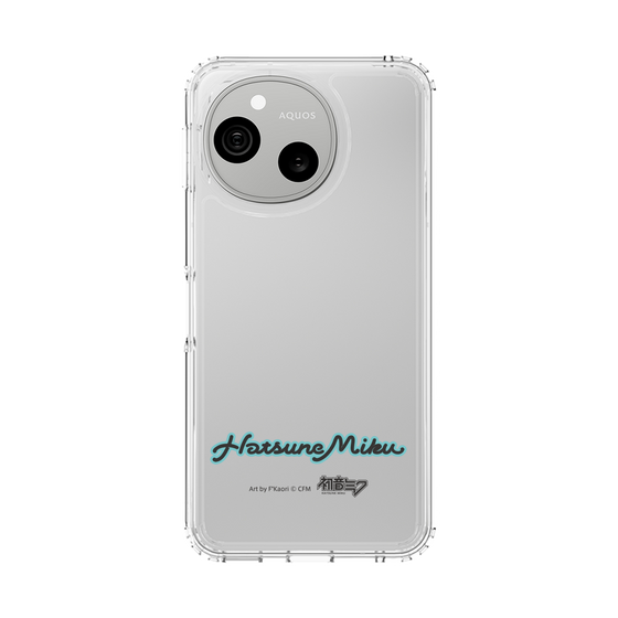 スリムプロテクションケース［ 初音ミク - ロゴ - ブラック ］