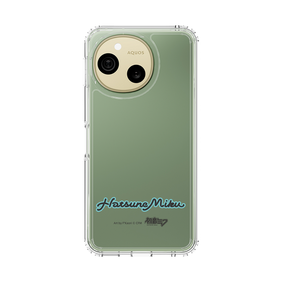 スリムプロテクションケース［ 初音ミク - ロゴ - ブラック ］