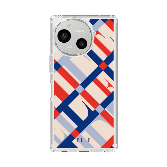 スリムプロテクションケース［ ELLE - カットロゴ - スプリング ］