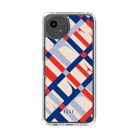 スリムプロテクションケース［ ELLE - カットロゴ - スプリング ］