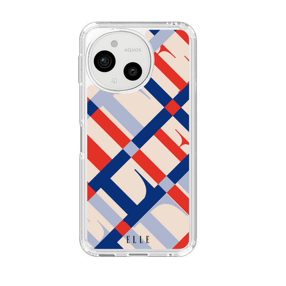 スリムプロテクションケース［ ELLE - カットロゴ - スプリング ］