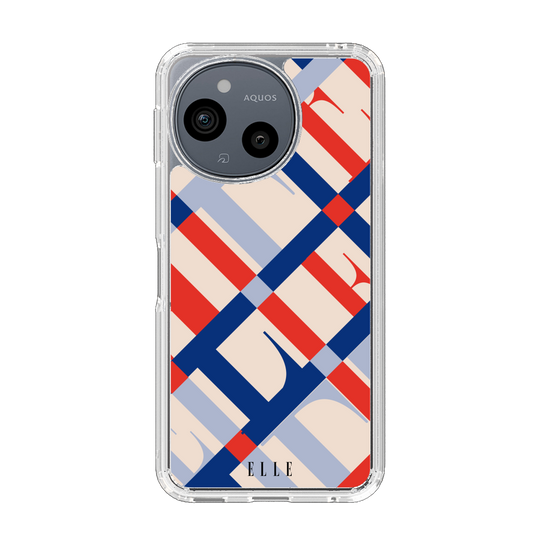 スリムプロテクションケース［ ELLE - カットロゴ - スプリング ］