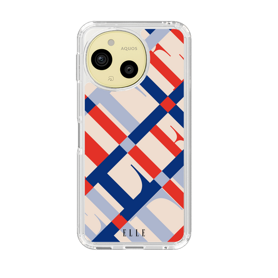 スリムプロテクションケース［ ELLE - カットロゴ - スプリング ］