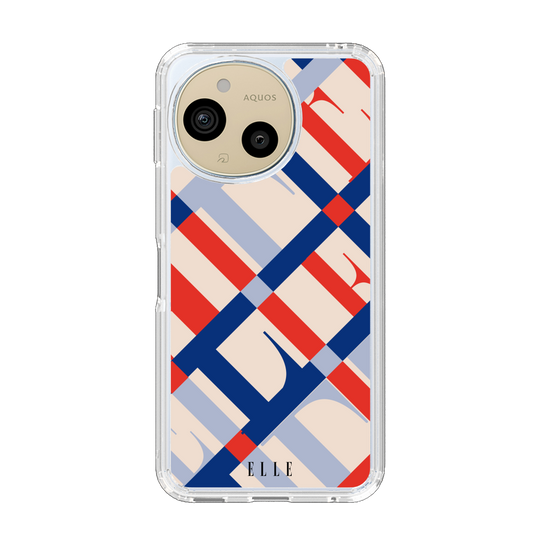 スリムプロテクションケース［ ELLE - カットロゴ - スプリング ］