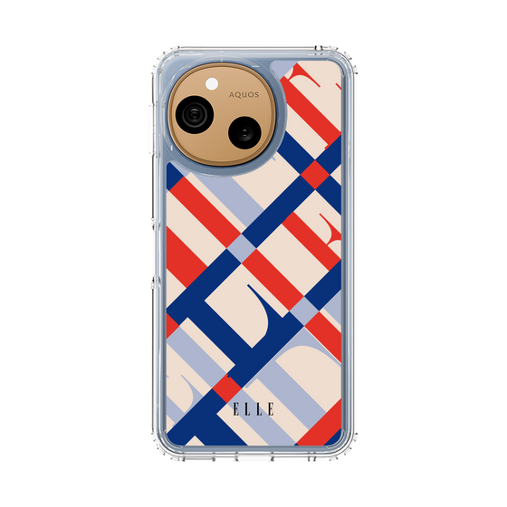 スリムプロテクションケース［ ELLE - カットロゴ - スプリング ］