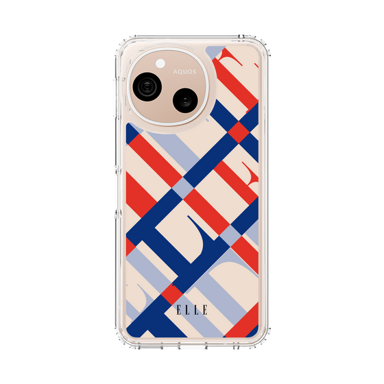 スリムプロテクションケース［ ELLE - カットロゴ - スプリング ］