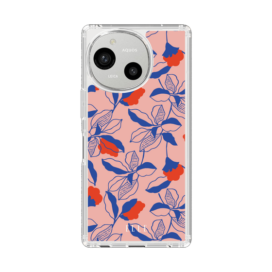 スリムプロテクションケース［ ELLE - ボタニカルフラワー ］