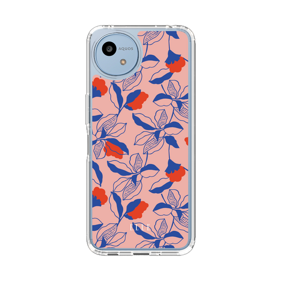 スリムプロテクションケース［ ELLE - ボタニカルフラワー ］