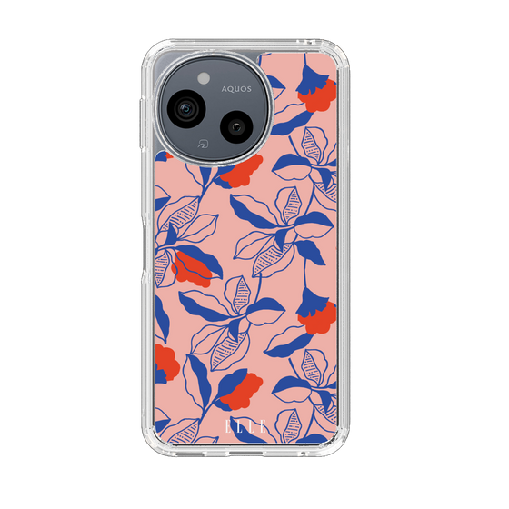 スリムプロテクションケース［ ELLE - ボタニカルフラワー ］