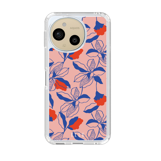 スリムプロテクションケース［ ELLE - ボタニカルフラワー ］