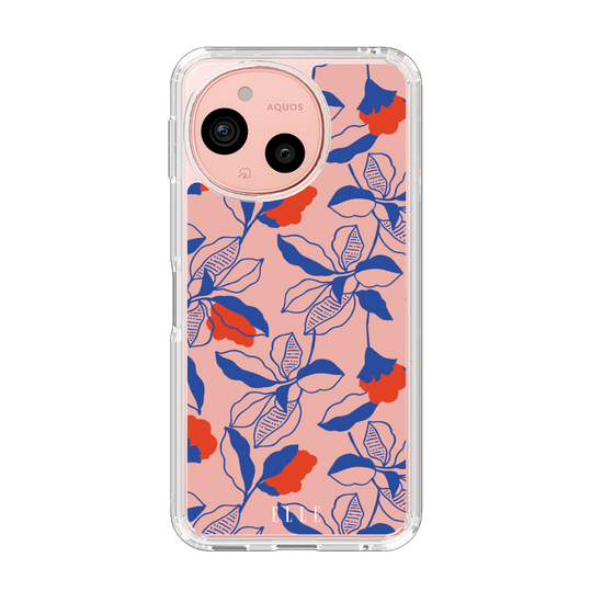 スリムプロテクションケース［ ELLE - ボタニカルフラワー ］