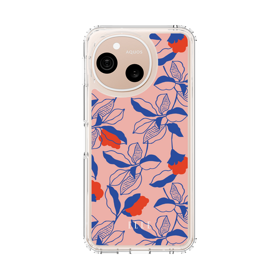 スリムプロテクションケース［ ELLE - ボタニカルフラワー ］