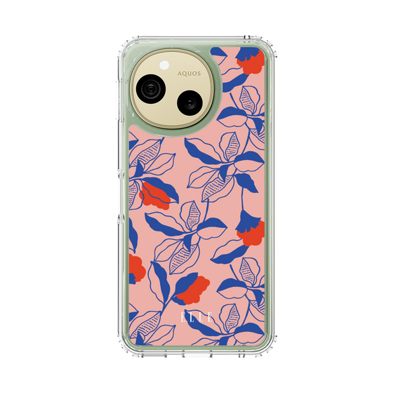 スリムプロテクションケース［ ELLE - ボタニカルフラワー ］