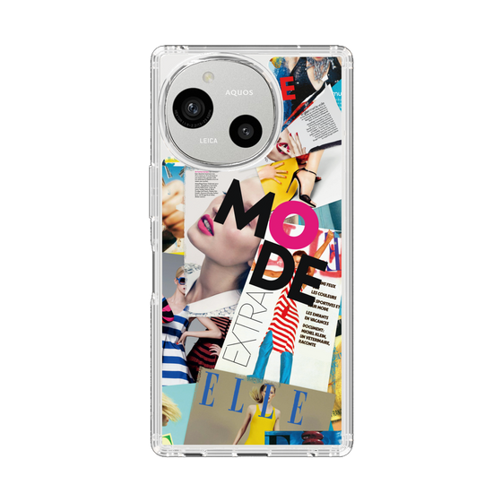 スリムプロテクションケース［ ELLE - マガジン- カラー ］