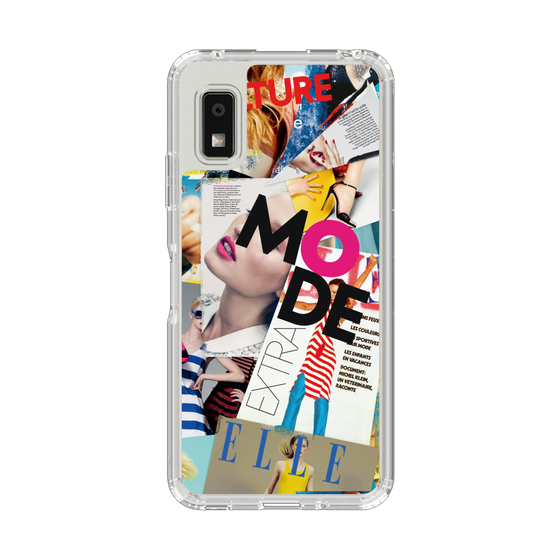 スリムプロテクションケース［ ELLE - マガジン- カラー ］