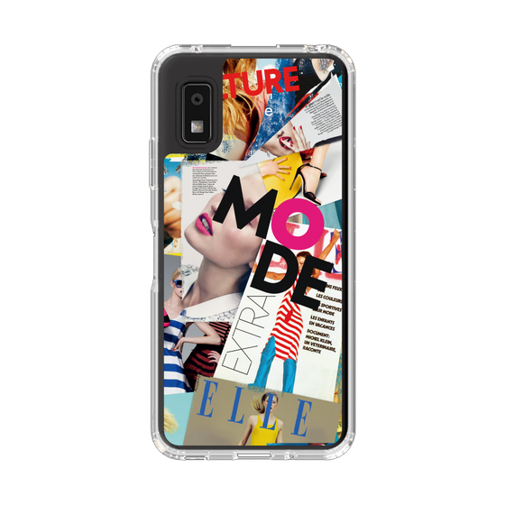 スリムプロテクションケース［ ELLE - マガジン- カラー ］