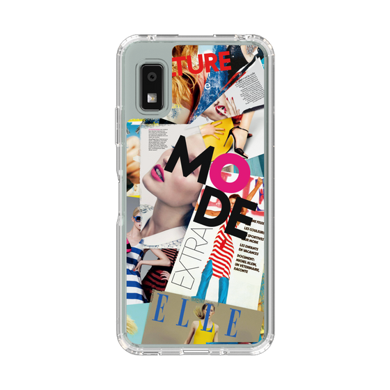 スリムプロテクションケース［ ELLE - マガジン- カラー ］