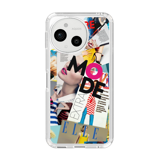 スリムプロテクションケース［ ELLE - マガジン- カラー ］