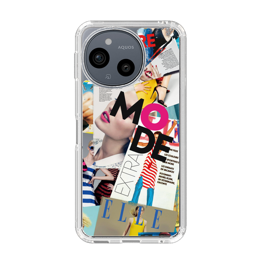 スリムプロテクションケース［ ELLE - マガジン- カラー ］