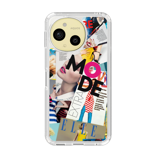 スリムプロテクションケース［ ELLE - マガジン- カラー ］