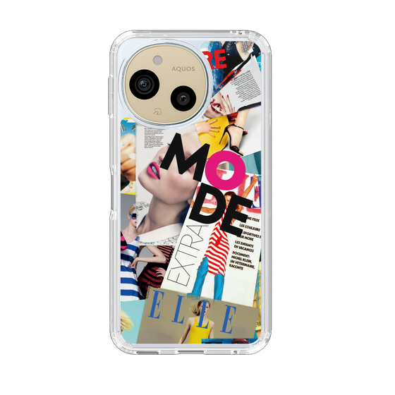 スリムプロテクションケース［ ELLE - マガジン- カラー ］