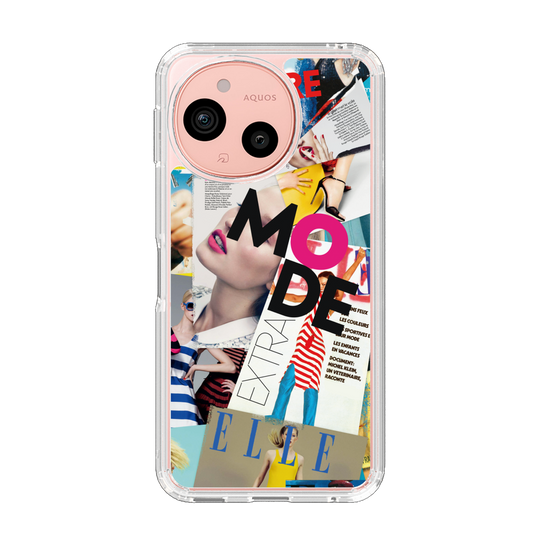 スリムプロテクションケース［ ELLE - マガジン- カラー ］