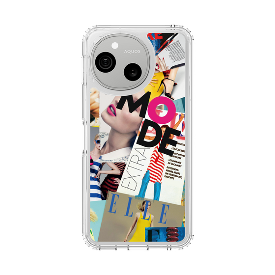 スリムプロテクションケース［ ELLE - マガジン- カラー ］