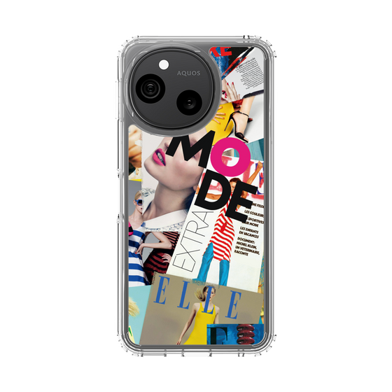 スリムプロテクションケース［ ELLE - マガジン- カラー ］