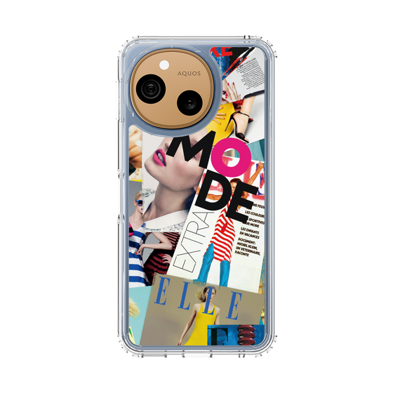 スリムプロテクションケース［ ELLE - マガジン- カラー ］