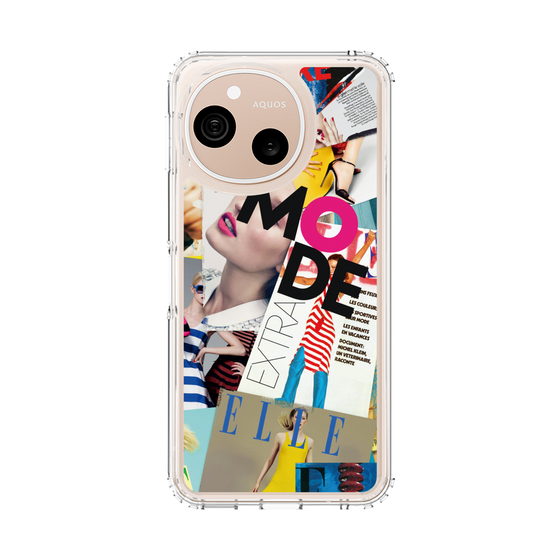 スリムプロテクションケース［ ELLE - マガジン- カラー ］