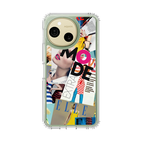 スリムプロテクションケース［ ELLE - マガジン- カラー ］