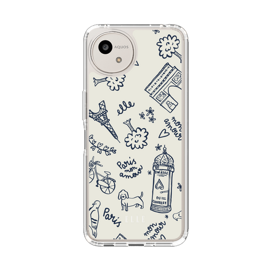 スリムプロテクションケース［ ELLE - パリ・モナムール ］