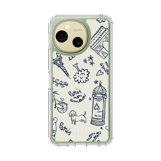 スリムプロテクションケース［ ELLE - パリ・モナムール ］